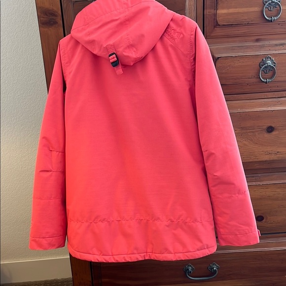 Morrow Vibrant Pink Hooded Winter Coat with Water-Resistant Sheen EUC - Picture 7 of 14